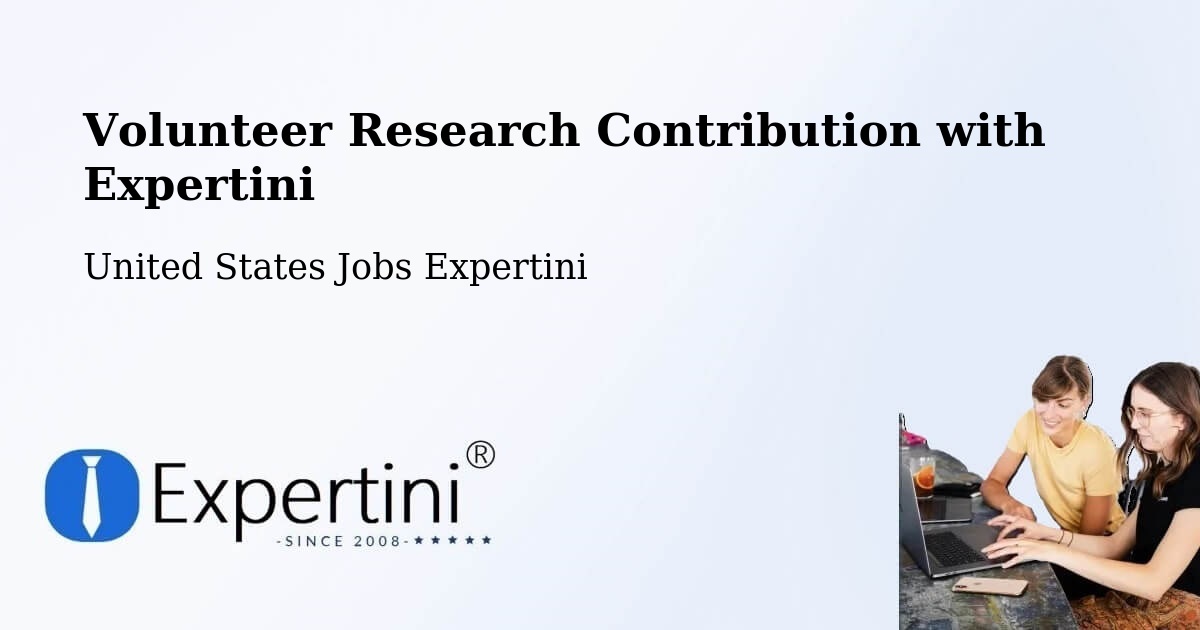 Volunteer Research Contribution Program – Nutley - United States Jobs Expertini